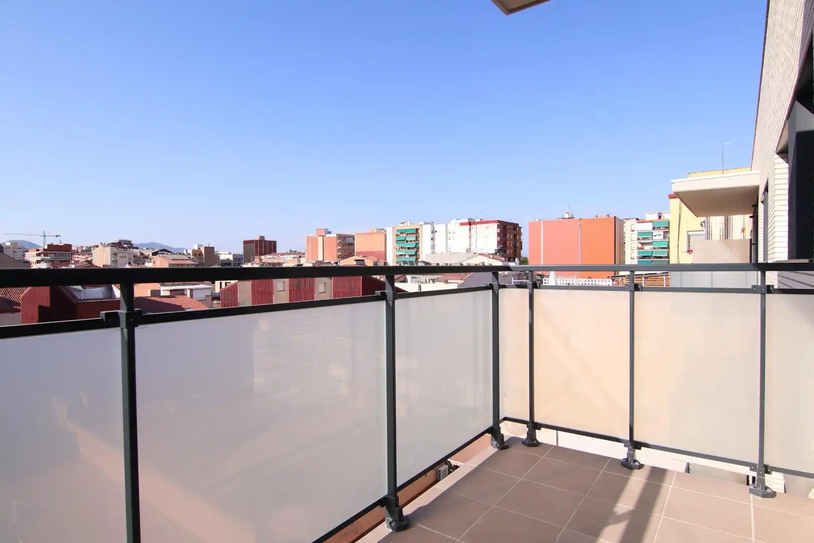 Terrace of Flat for rent in Sabadell  with Air Conditioner, Heating and Parquet flooring