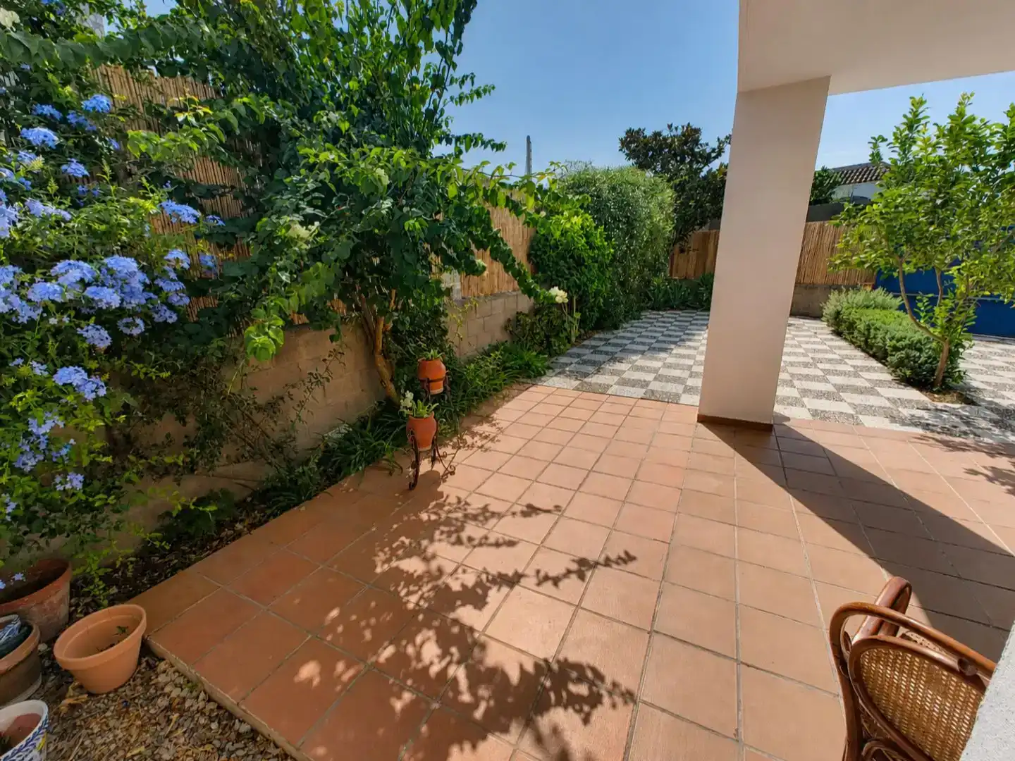 Terrasse von Erdgeschoss zum Verkauf in Sanlúcar de Barrameda mit Schwimmbad