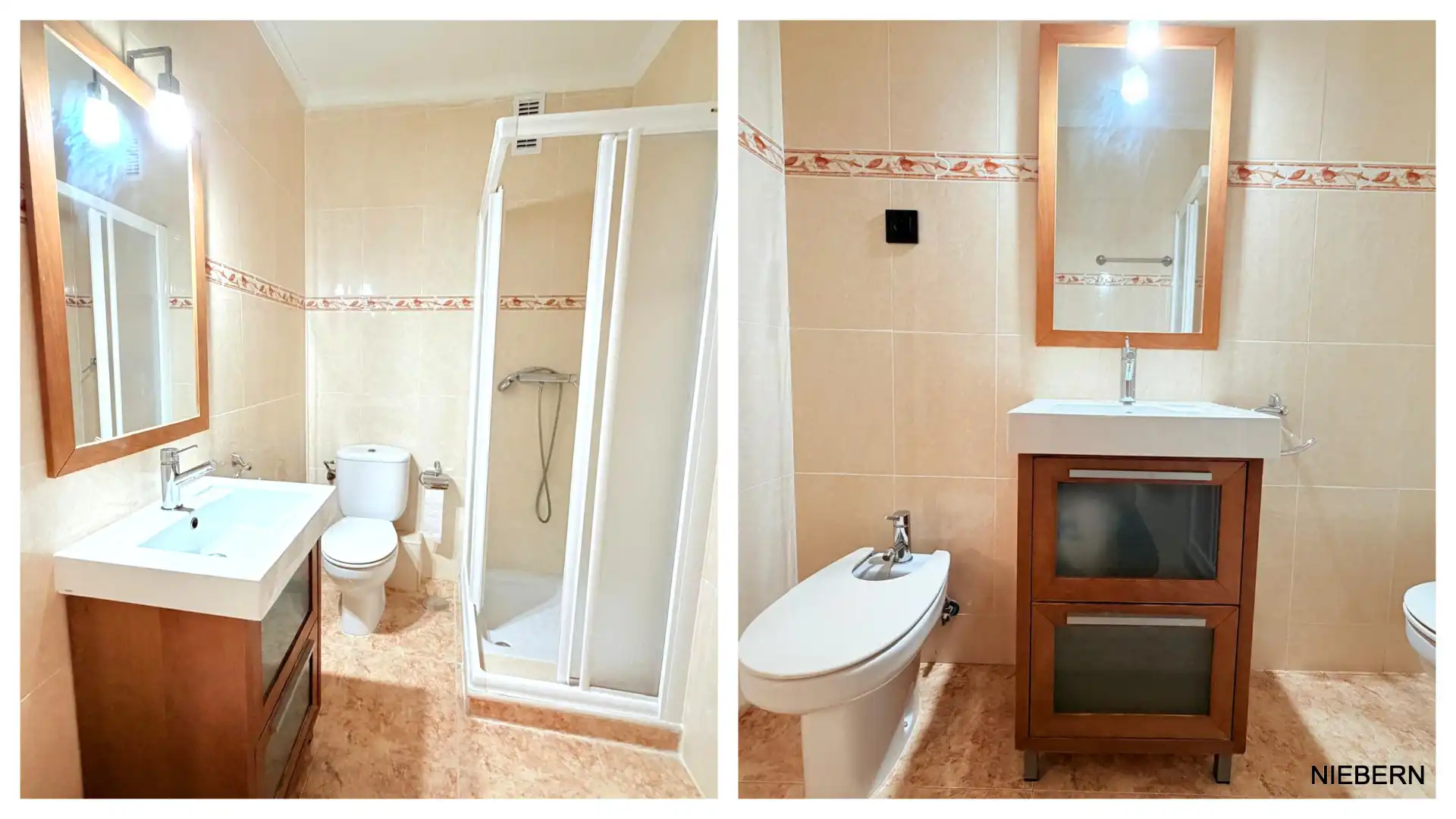 Baño de Piso de alquiler en Cartagena con Aire acondicionado, Amueblado y Horno