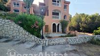 Exterior view of Single-family semi-detached for sale in Calpe / Calp  with Heating, Private garden and Terrace