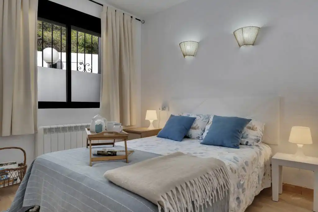 Dormitori de Apartament en venda en Benitachell / El Poble Nou de Benitatxell amb Aire condicionat, Terrassa i Piscina