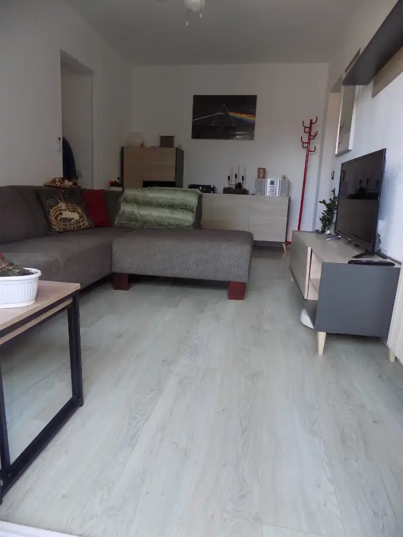 Sala de estar de Piso en venta en Badalona con Aire acondicionado, Calefacción y Parquet