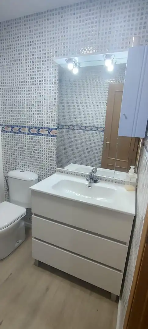 Badezimmer von Wohnung zur Miete in Albal mit Klimaanlage, Heizung und Terrasse