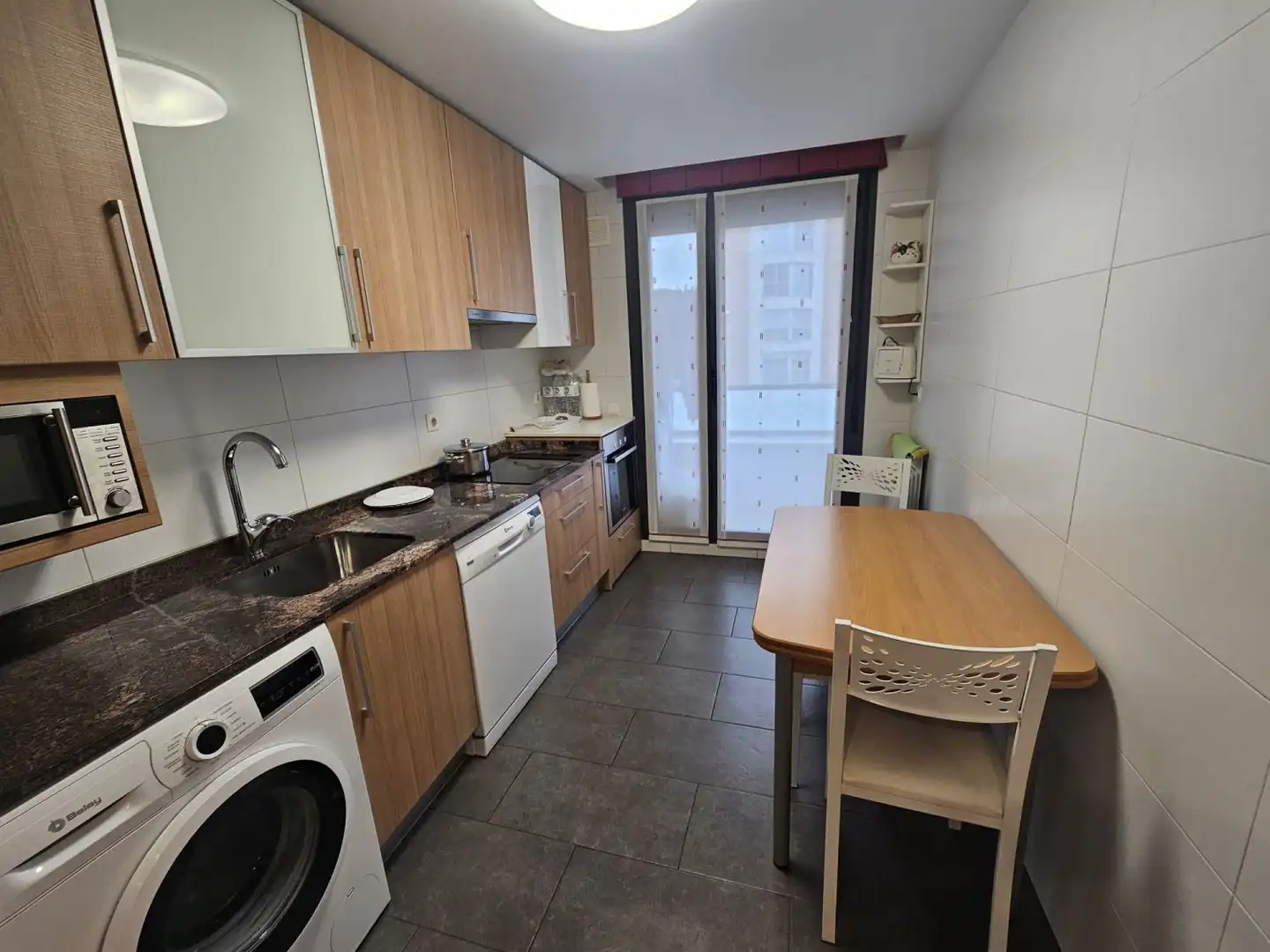 Kitchen of Flat for sale in  Logroño  with Heating, Parquet flooring and Storage room
