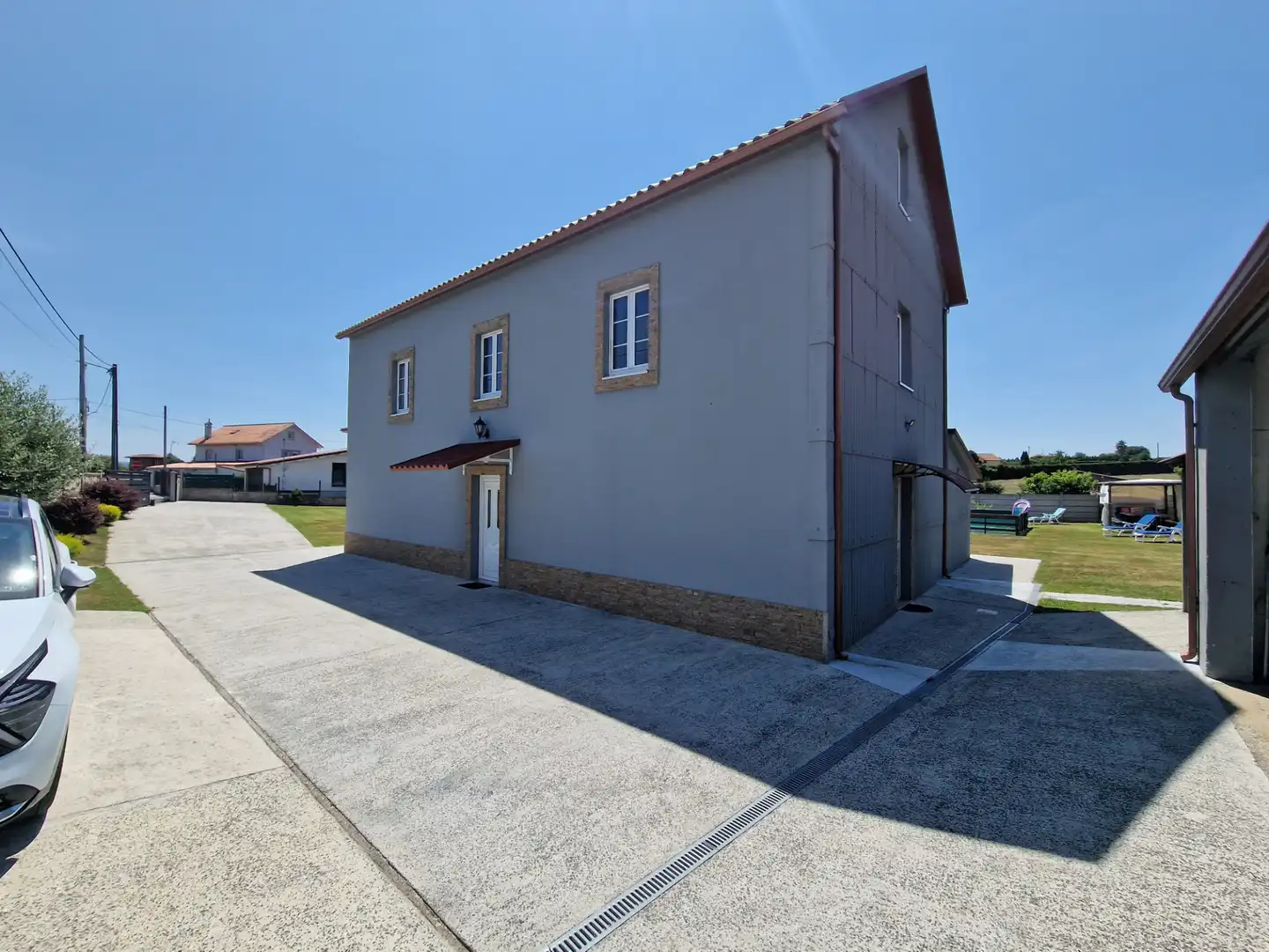 Vista exterior de Casa o chalet en venta en Narón con Calefacción, Jardín privado y Terraza