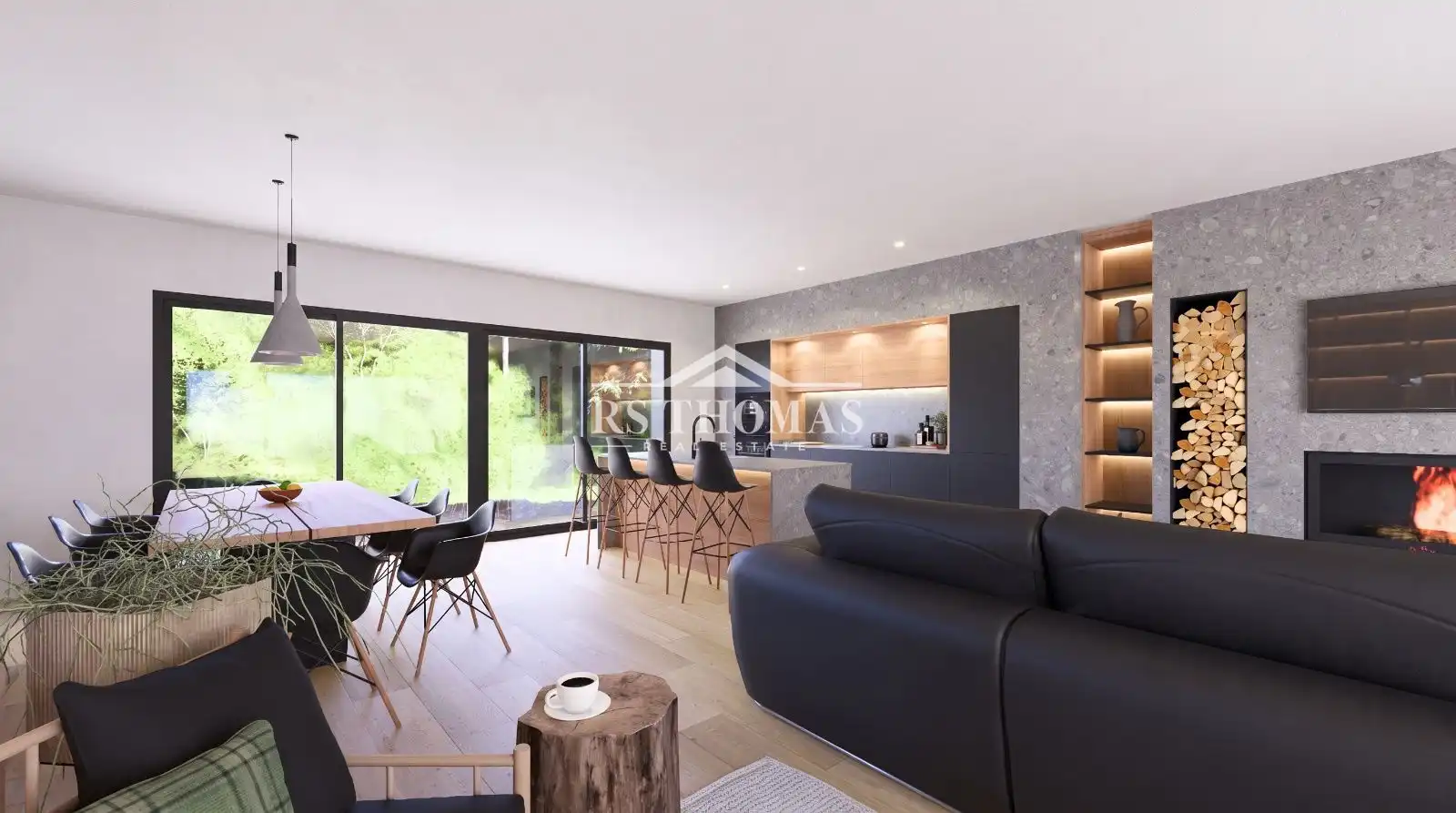 Sala d'estar de Casa o xalet en venda en Ordino amb Terrassa
