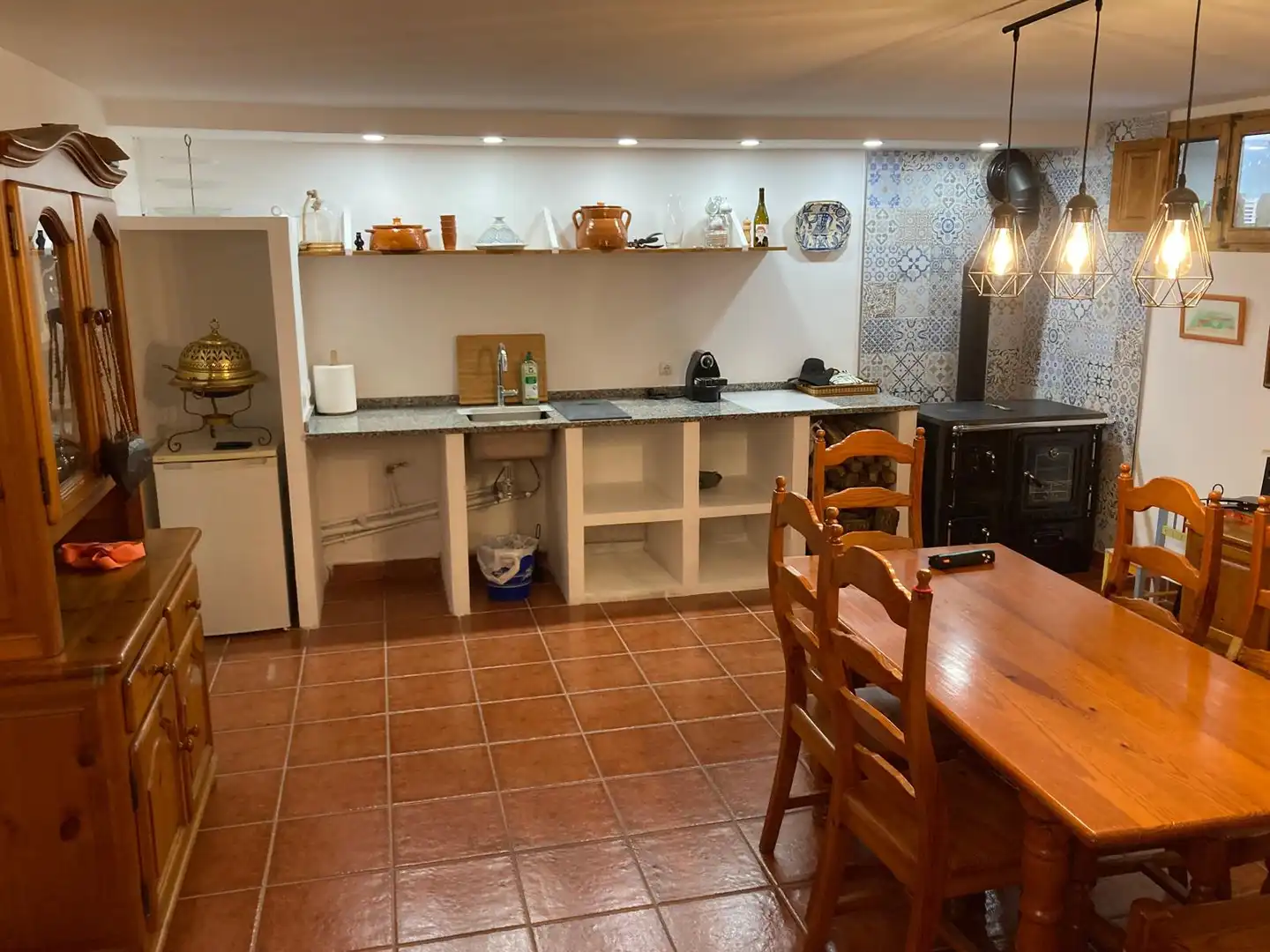 Cocina de Casa adosada en venta en Valladolid con Aire acondicionado, Calefacción y Jardín privado