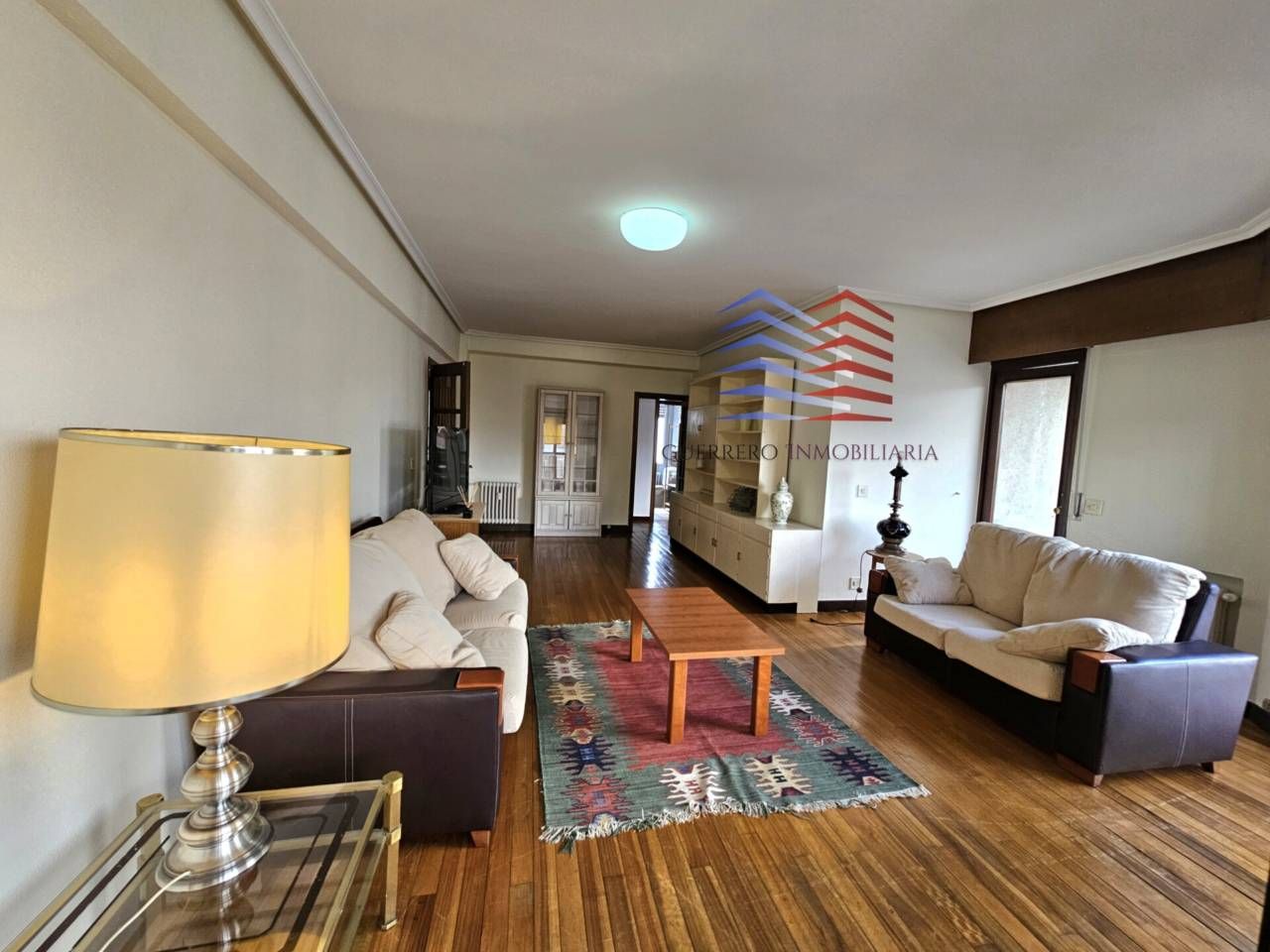 Living room of Flat to rent in Ourense Capital   with Heating, Parquet flooring and Storage room