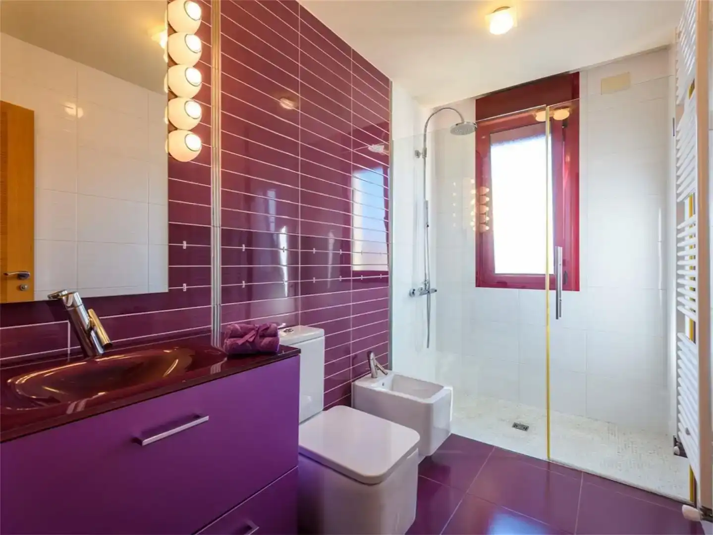 Bany de Casa o xalet de lloguer en Oropesa del Mar / Orpesa amb Aire condicionat, Jardí privat i Parquet
