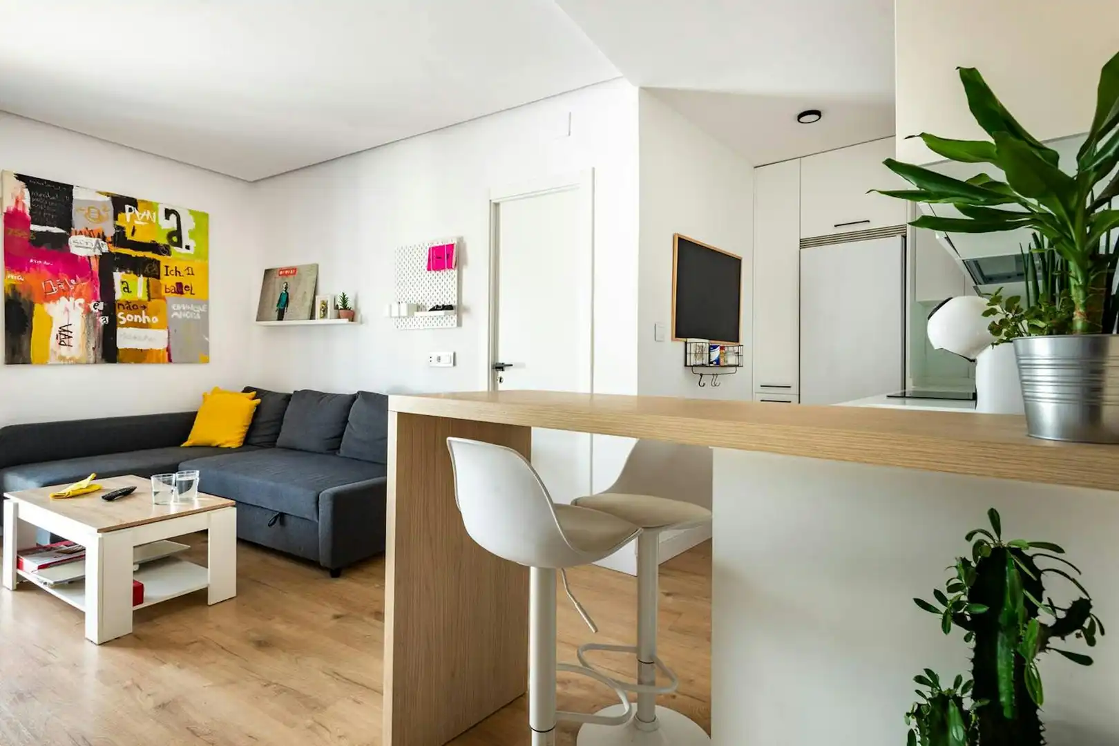 Sala de estar de Piso de alquiler en Sevilla con Aire acondicionado, Calefacción y Amueblado