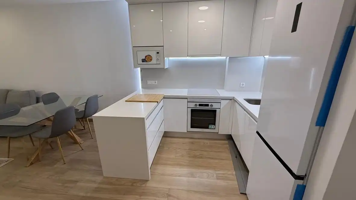 Cocina de Planta baja de alquiler en Finestrat con Aire acondicionado, Calefacción y Trastero