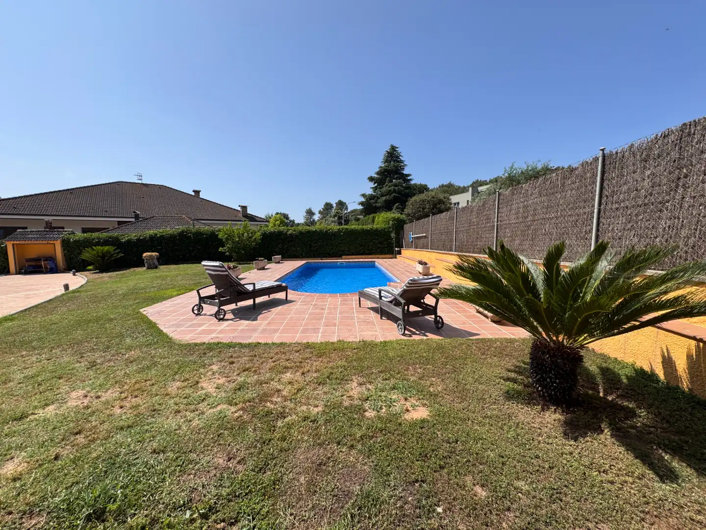 Piscina de Casa o xalet en venda en Cardedeu amb Aire condicionat, Calefacció i Jardí privat