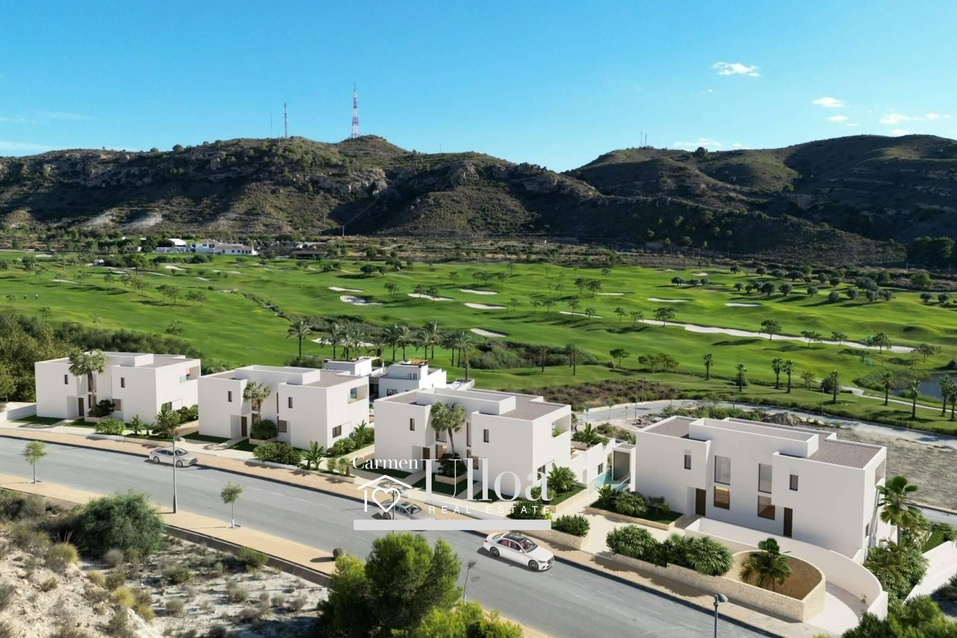 Exterior view of Duplex for sale in Monforte del Cid  with Air Conditioner, Private garden and Terrace