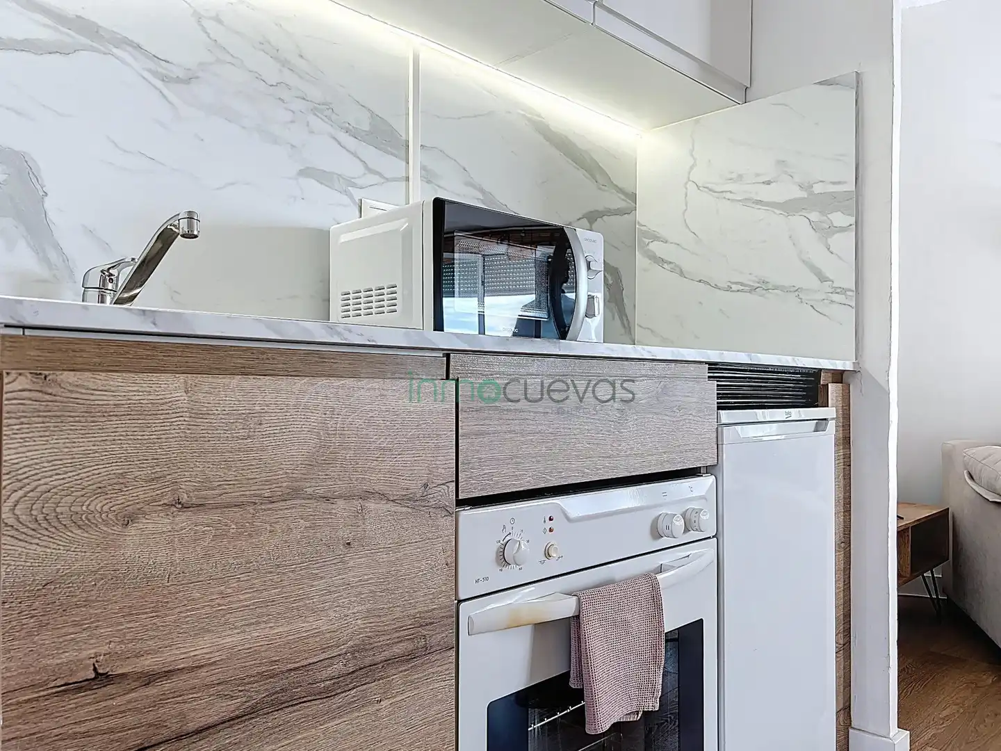 Cocina de Estudio en venta en Mojácar con Aire acondicionado, Jardín privado y Terraza