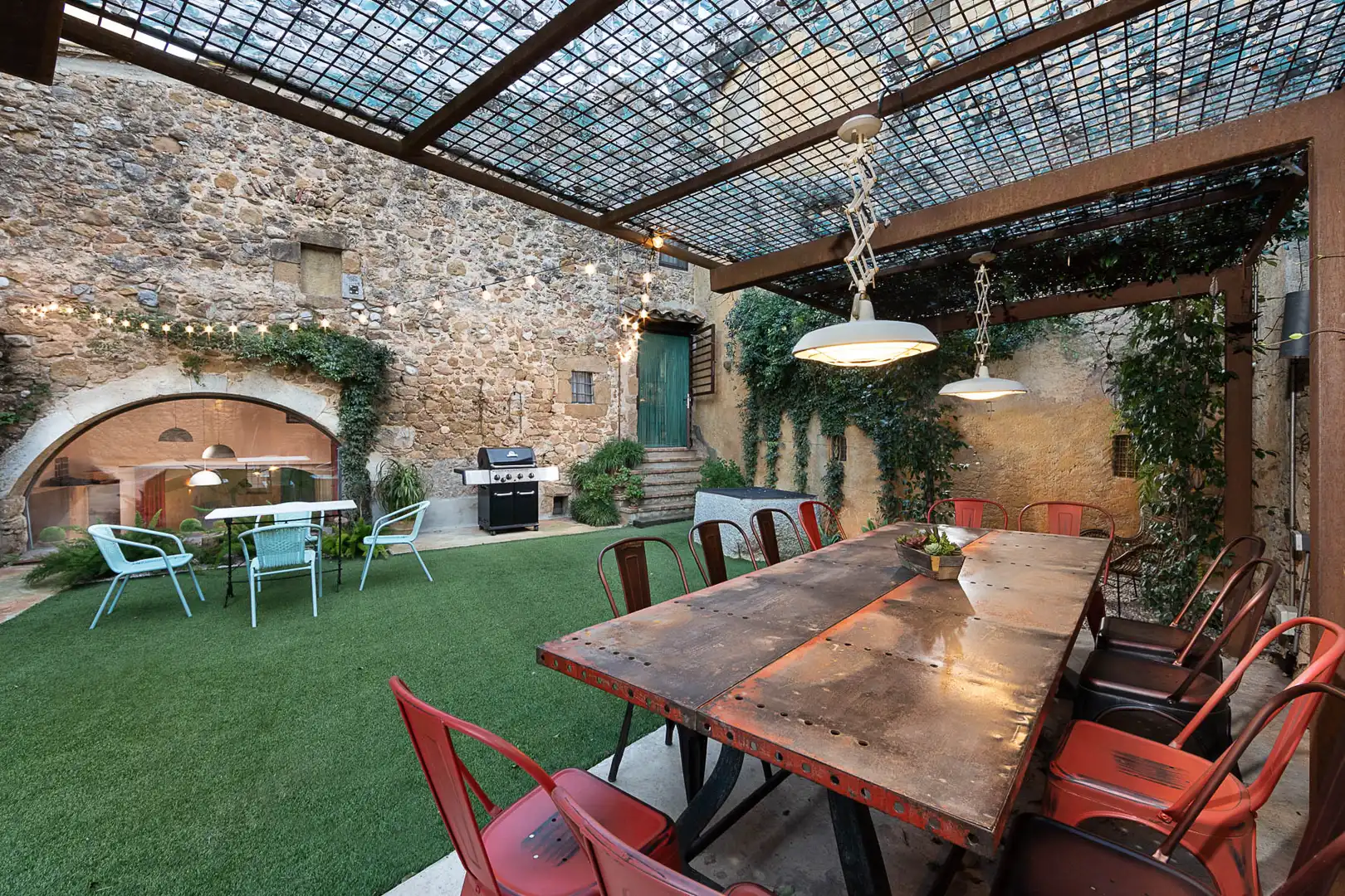 Terraza de Finca rústica en venta en Cistella con Aire acondicionado, Calefacción y Jardín privado
