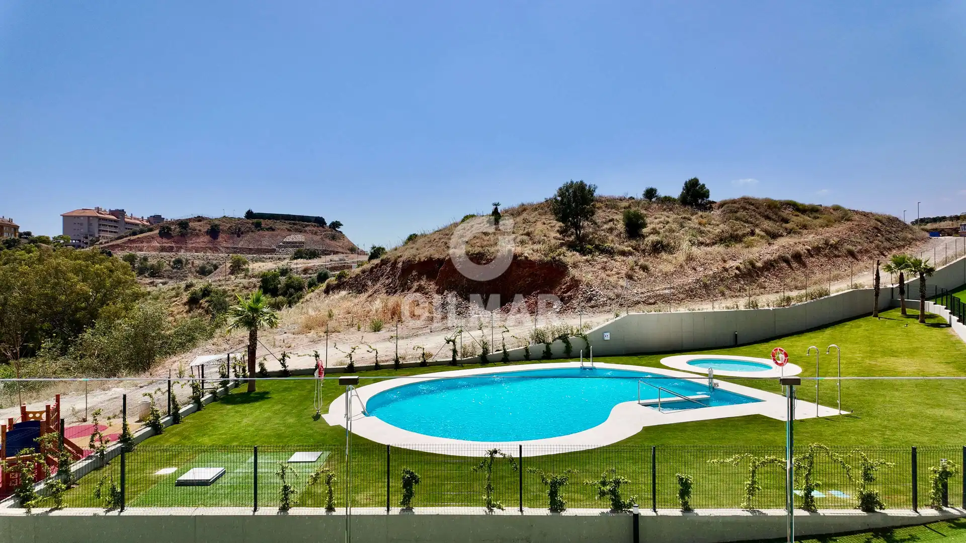 Swimming pool of Flat for sale in Fuengirola  with Heating, Private garden and Storage room