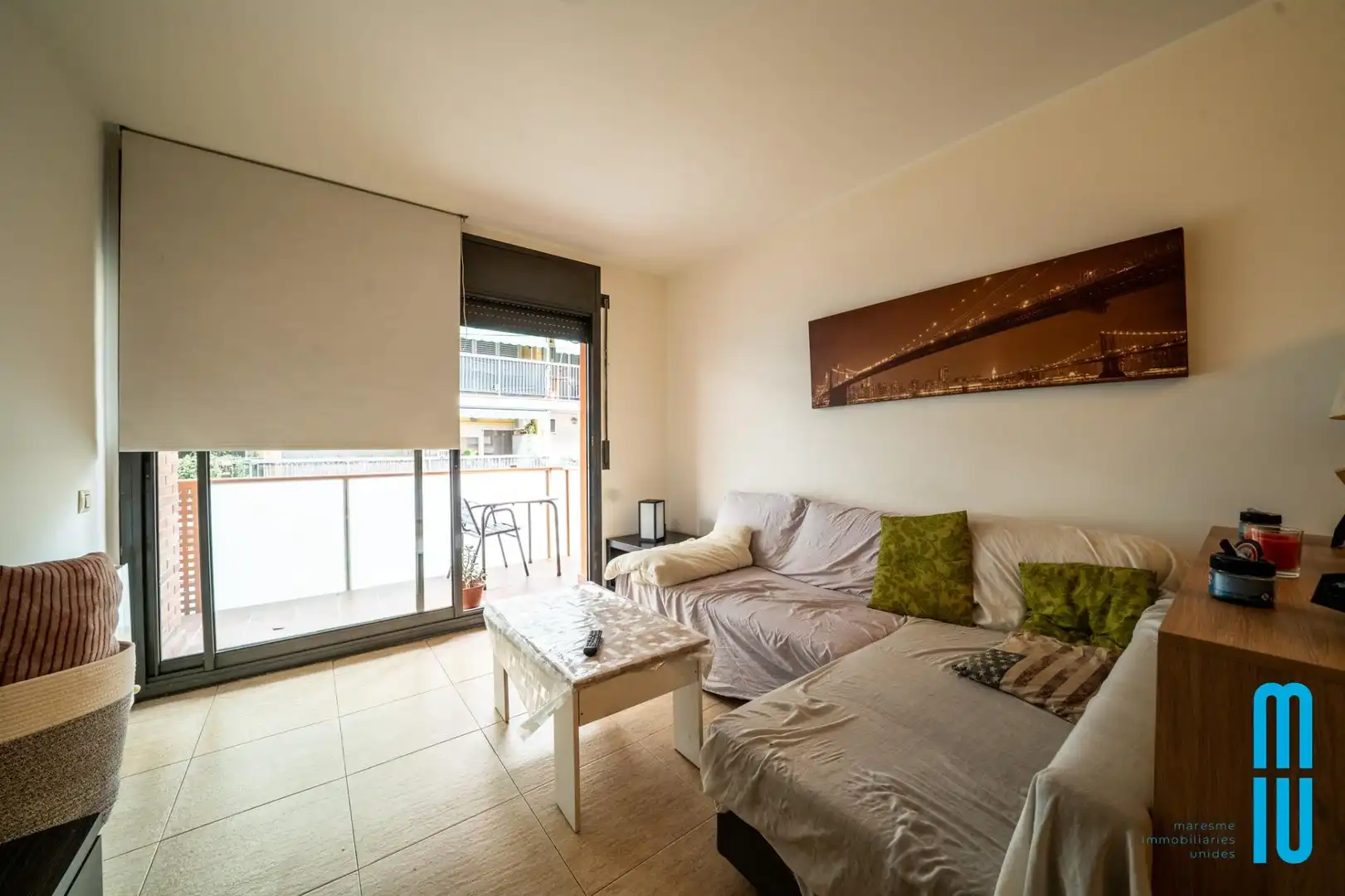Sala de estar de Piso en venta en Pineda de Mar con Calefacción, Terraza y Balcón