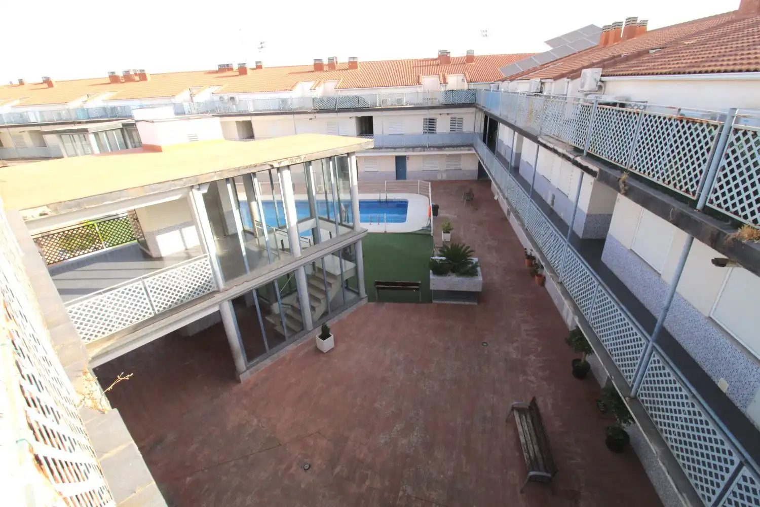 Piscina de Dúplex de lloguer en Miguelturra amb Aire condicionat, Calefacció i Terrassa