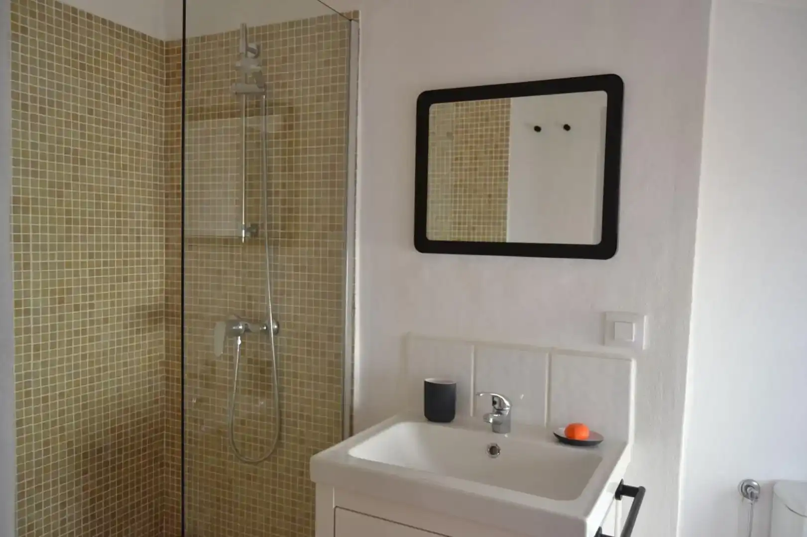 Bathroom of Flat for rent in Castell de Castells  with Storage room, Furnished and Oven
