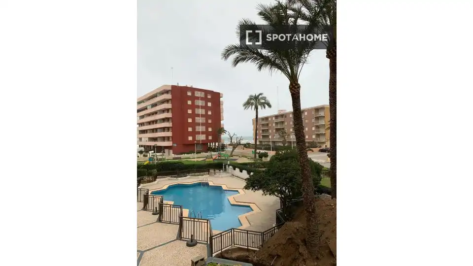 Exterior view of Flat for rent in Sueca  with Air Conditioner, Heating and Furnished