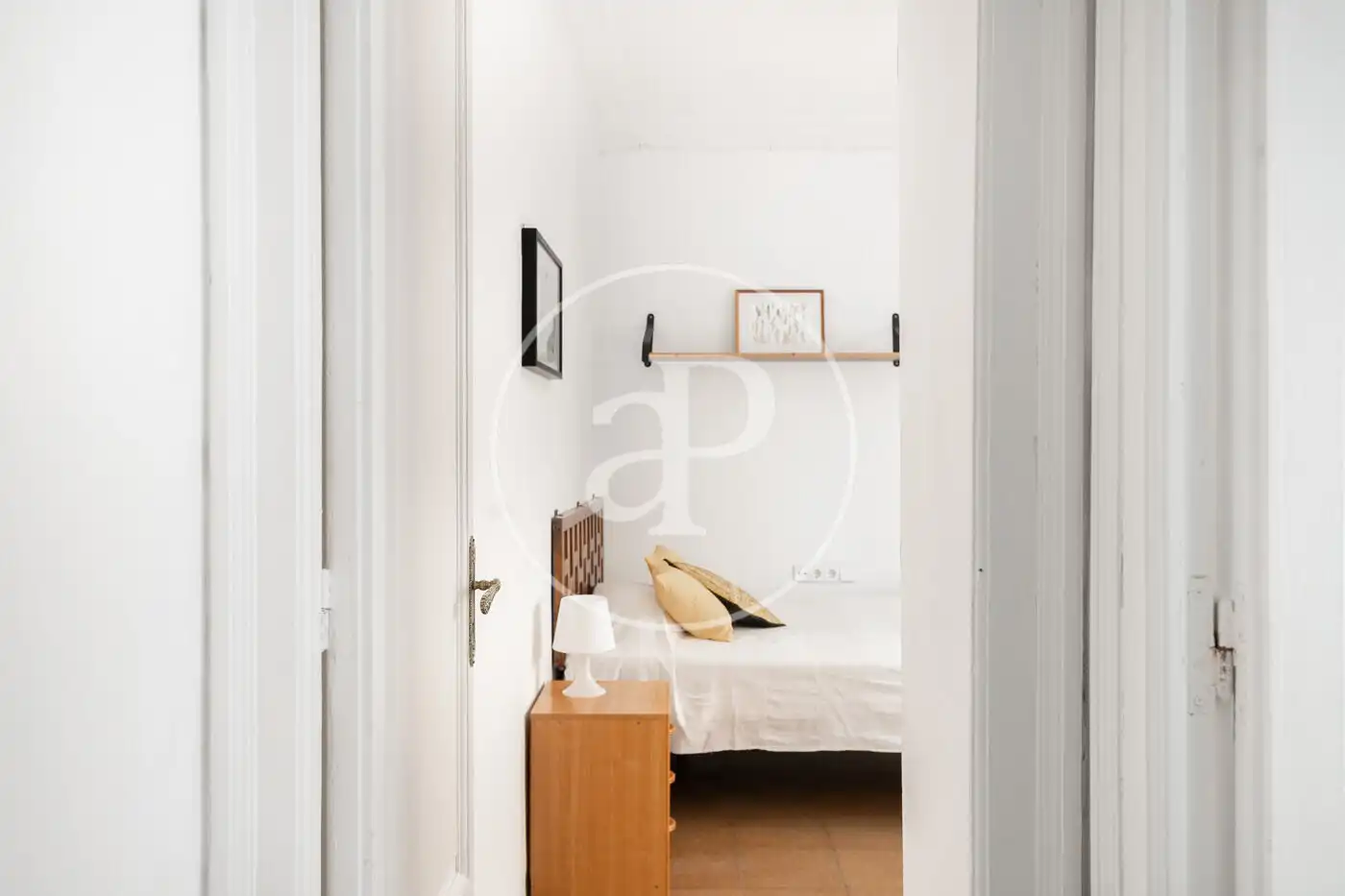 Schlafzimmer von Wohnung zum Verkauf in Barcelona mit Klimaanlage, Heizung und Terrasse