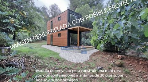 Parcela apta para edificar una mini casa muy económica con contenedores.