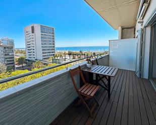 Terrace of Flat to rent in  Barcelona Capital  with Air Conditioner, Heating and Parquet flooring