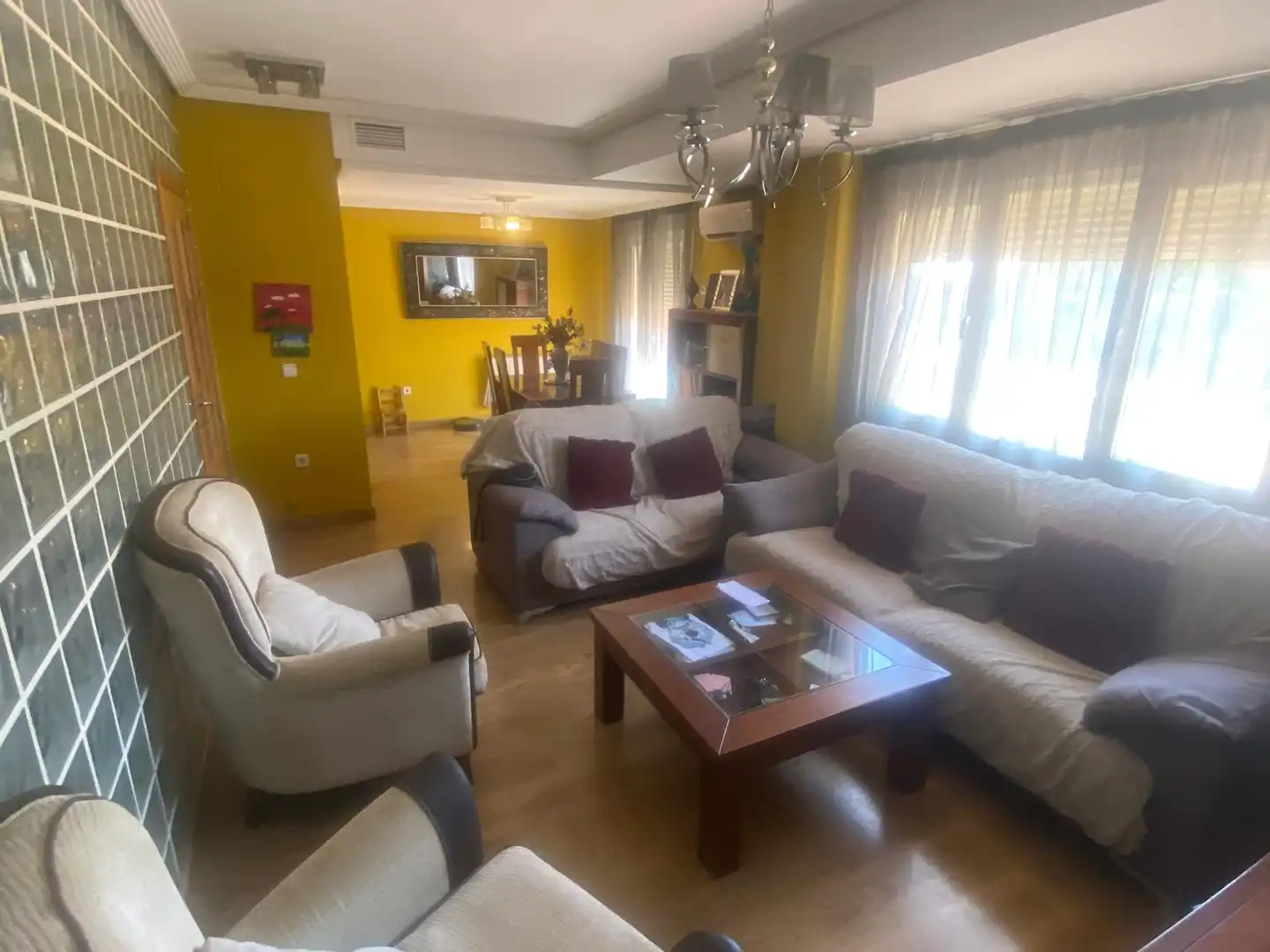 Sala d'estar de Casa o xalet en venda en Poblete amb Aire condicionat, Calefacció i Terrassa
