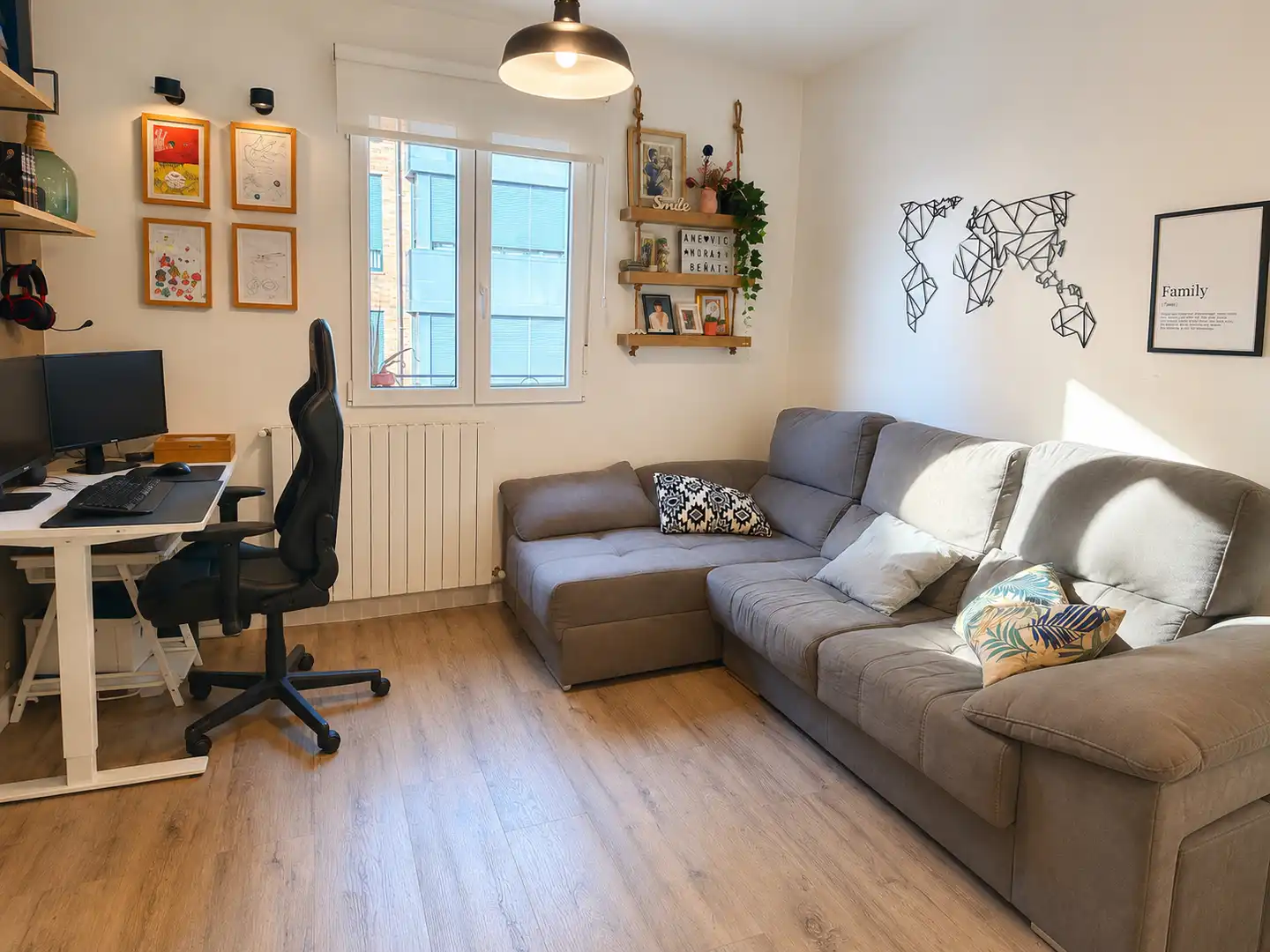 Sala de estar de Piso en venta en Bilbao  con Calefacción y Amueblado