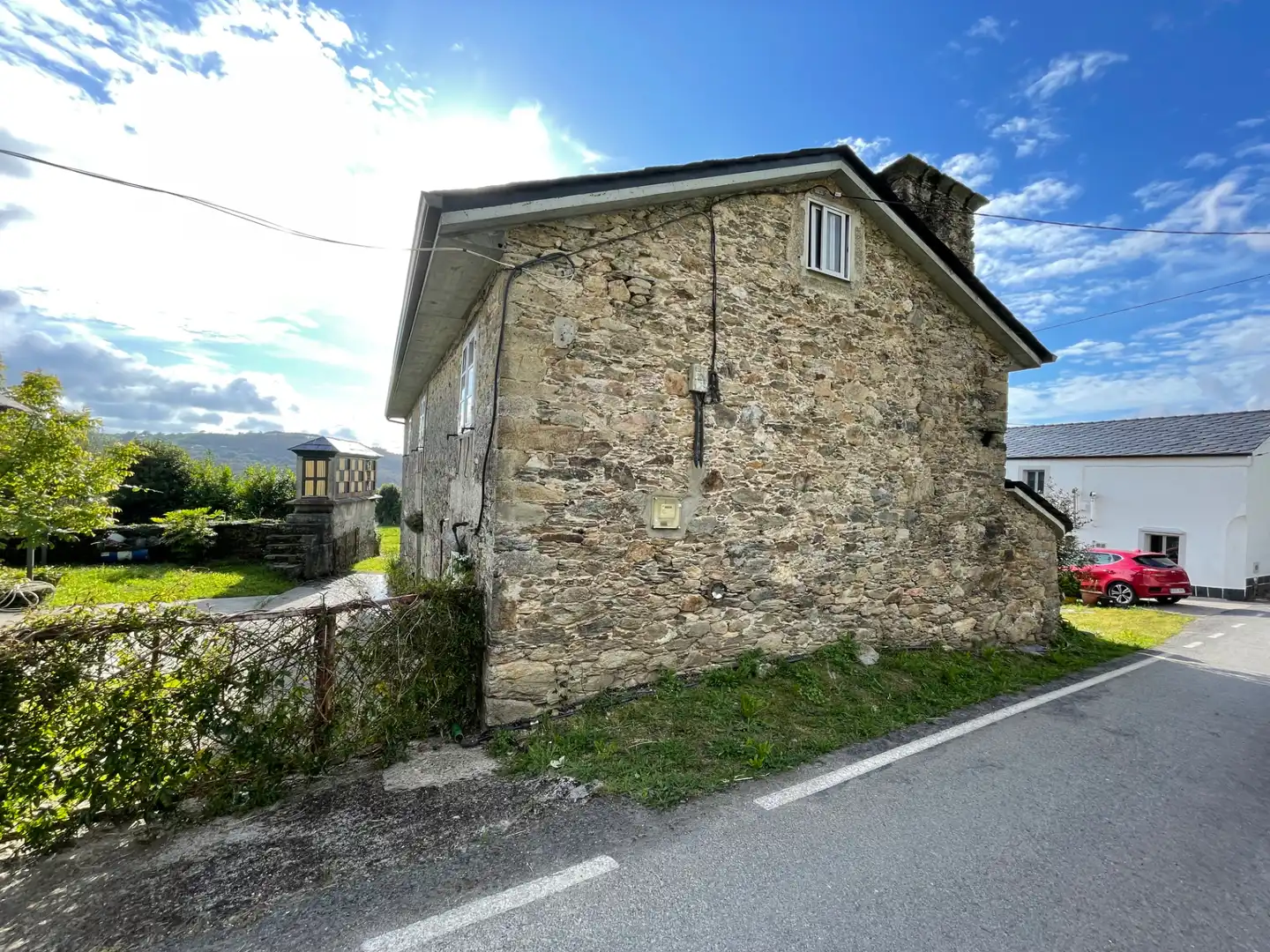 Exterior view of Houses for sale in As Somozas   with Private garden, Furnished and Oven
