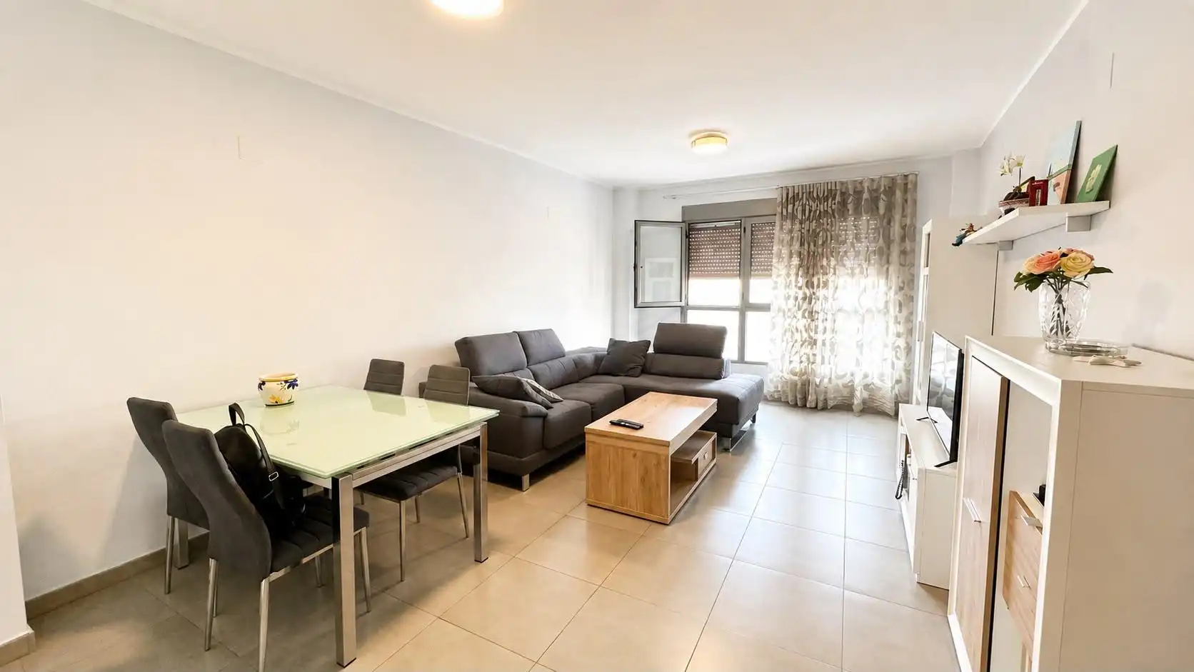 Sala de estar de Piso en venta en Valencia con Aire acondicionado y Calefacción