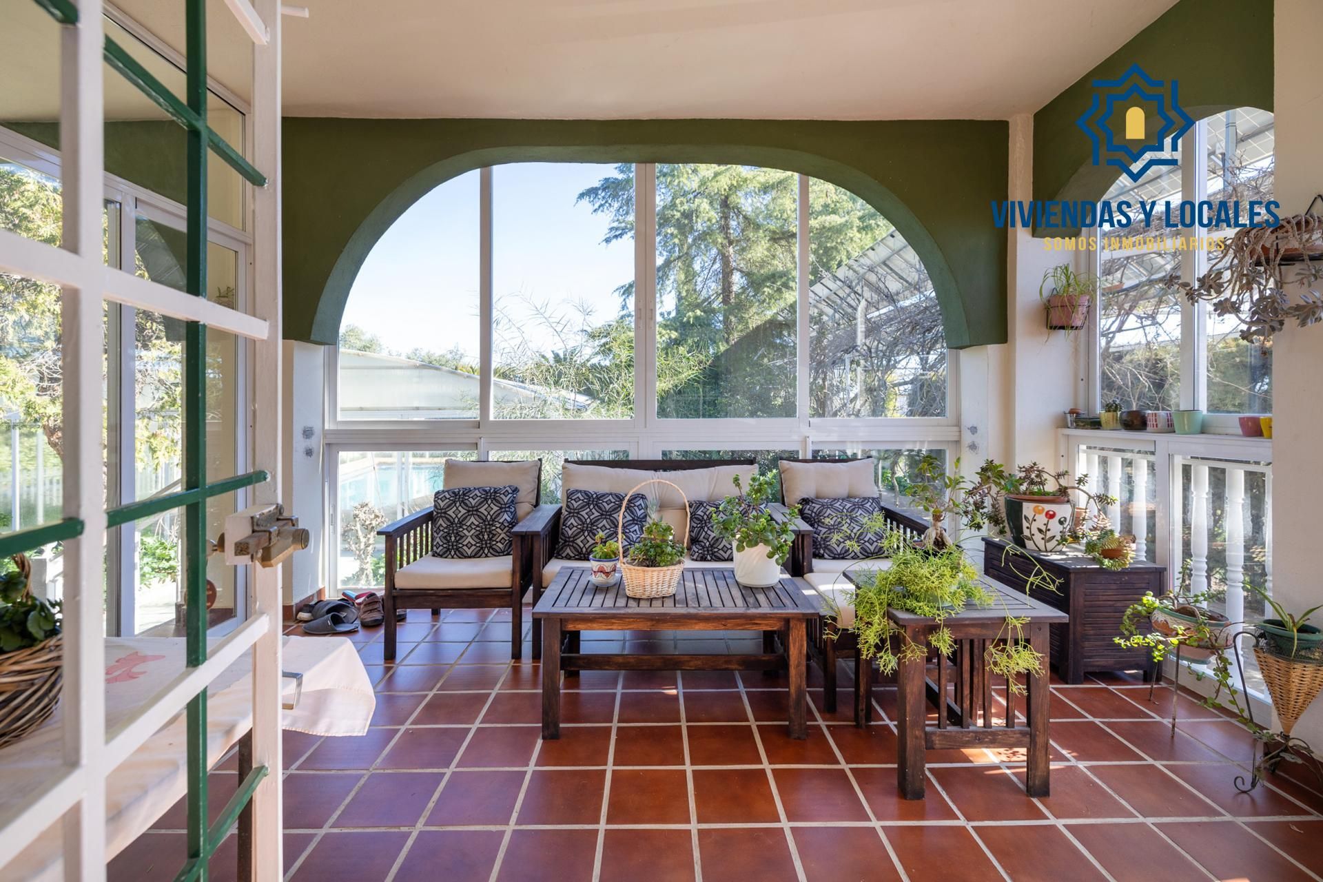 Terraza de Casa o chalet en venta en Atarfe con Jardín privado, Terraza y Piscina