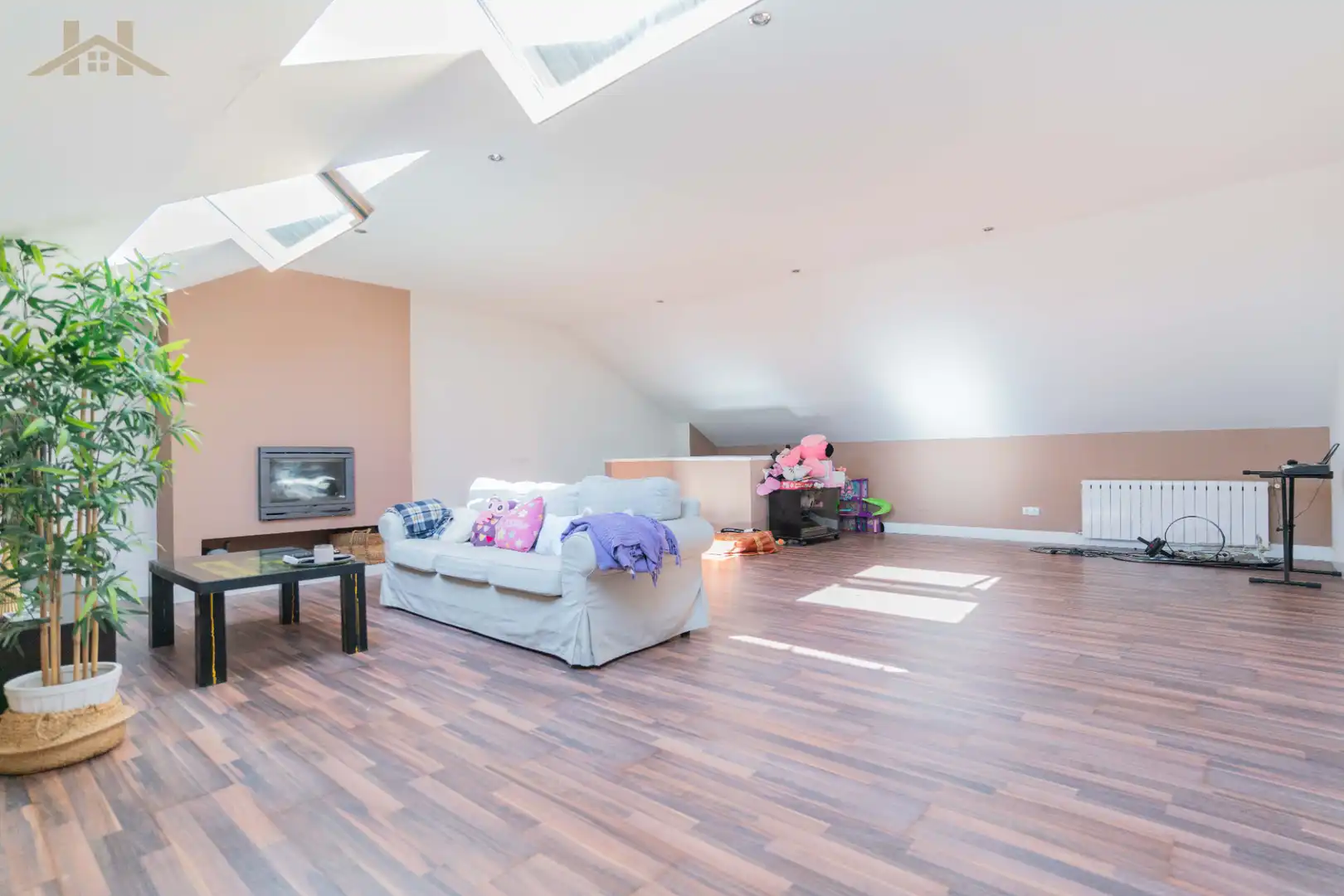 Sala de estar de Casa adosada en venta en Torrejón de Ardoz con Amueblado