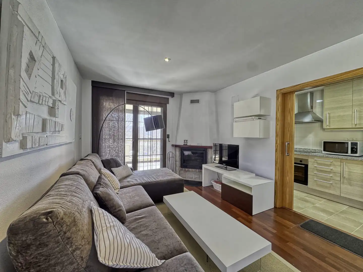Wohnzimmer von Maisonette zum Verkauf in Alcalá de la Selva mit Heizung und Terrasse