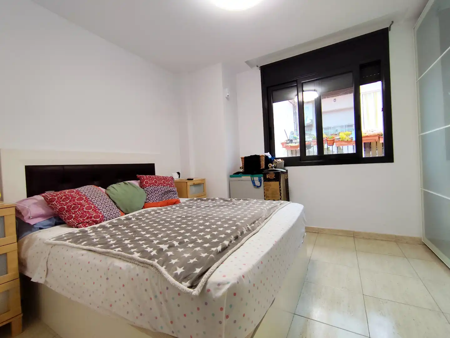 Schlafzimmer von Wohnung zum Verkauf in Vilanova del Camí mit Klimaanlage, Möbliert und Ofen