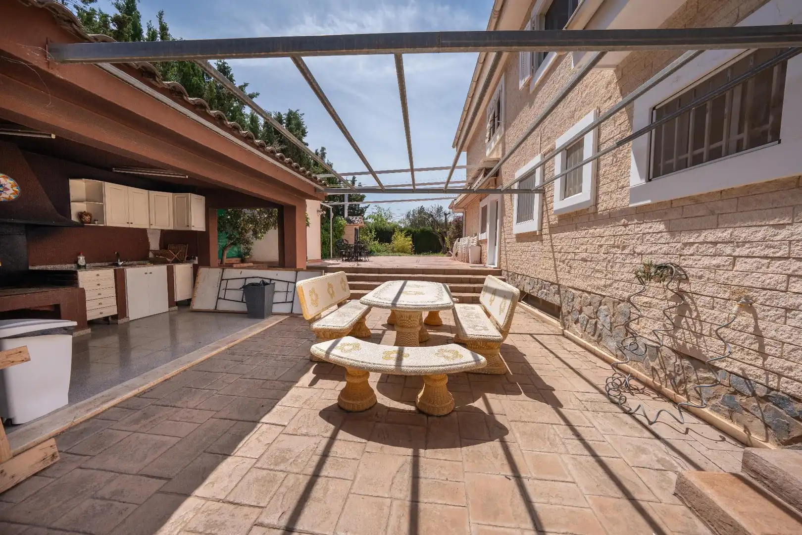 Terrassa de Casa o xalet en venda en Petrer amb Aire condicionat, Piscina i Alarma