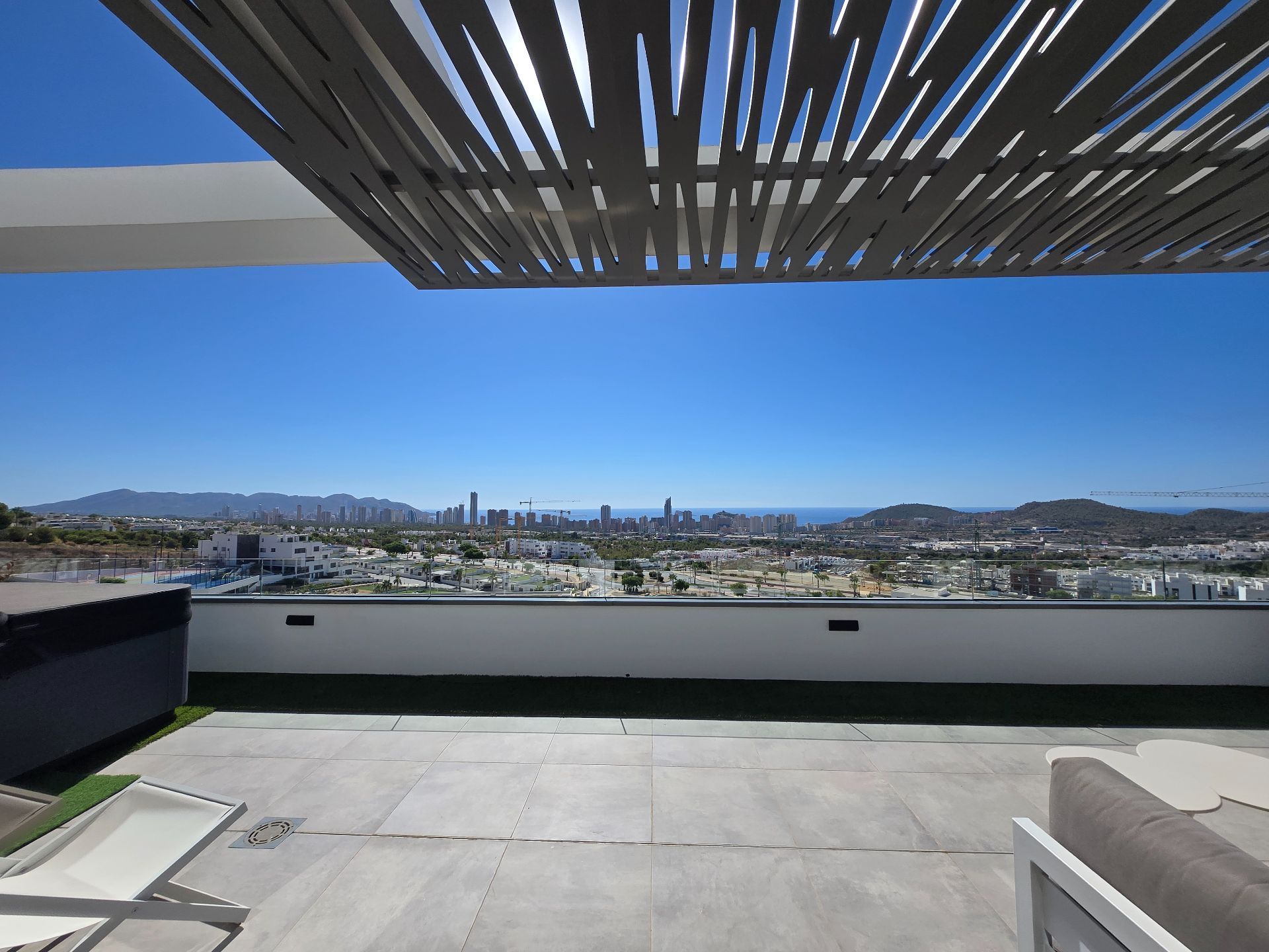 Terrace of Attic to rent in Finestrat  with Air Conditioner, Heating and Terrace