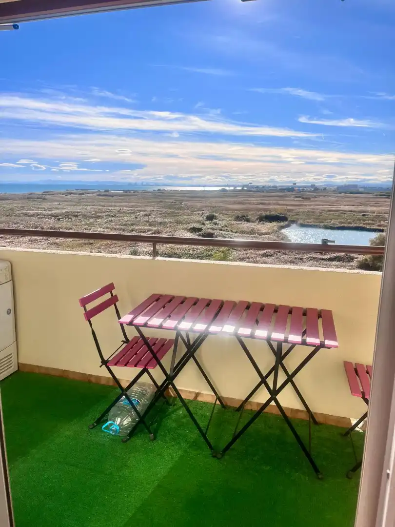 Terrasse von Wohnung zur Miete in La Pobla de Farnals mit Klimaanlage, Terrasse und Möbliert