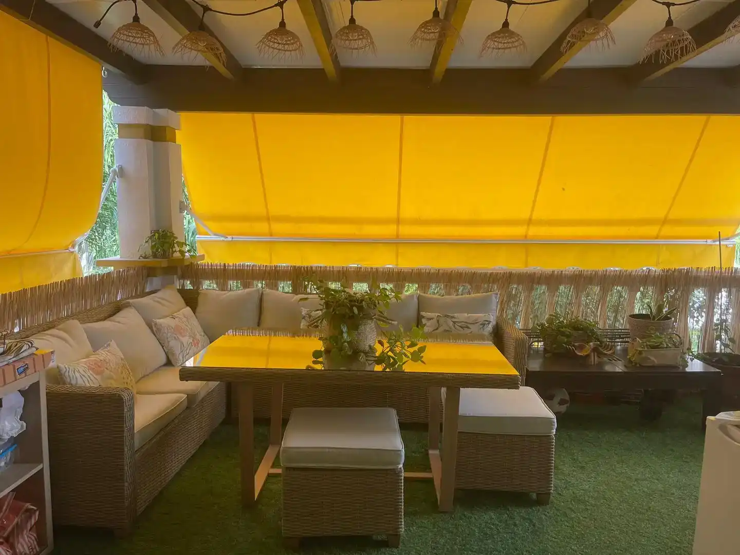 Terrasse von Wohnungen zur Miete in Marbella mit Klimaanlage, Schwimmbad und Balkon