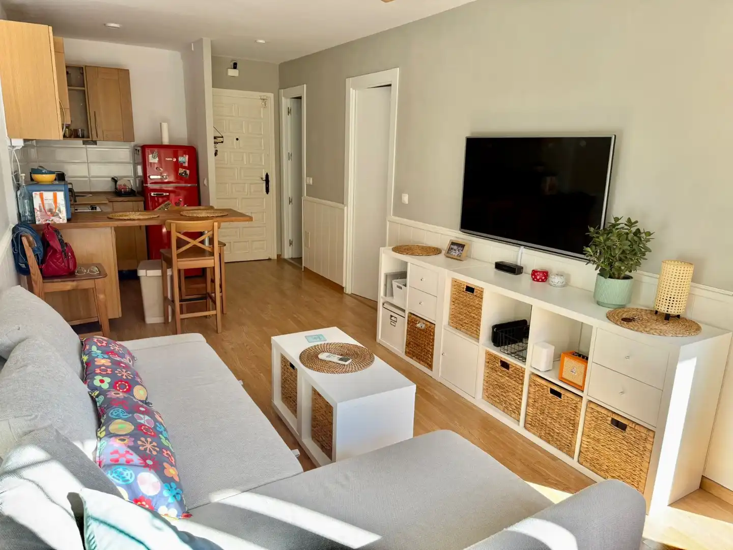 Wohnzimmer von Erdgeschoss zur Miete in San Javier mit Klimaanlage, Terrasse und Möbliert