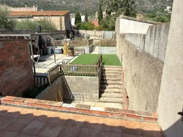 Terrassa de Casa adosada en venda en Palau-saverdera amb Aire condicionat i Balcó
