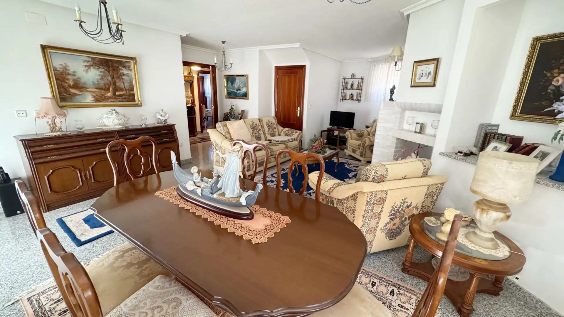 Sala de estar de Casa o chalet en venta en L'Alfàs del Pi con Piscina