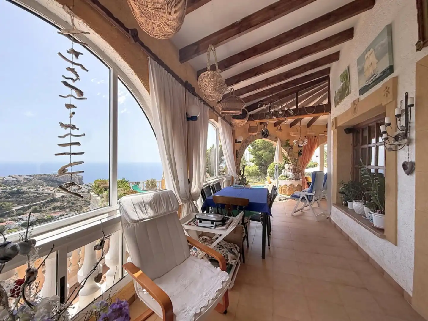Terraza de Casa o chalet en venta en Benitachell / El Poble Nou de Benitatxell con Aire acondicionado, Calefacción y Jardín privado