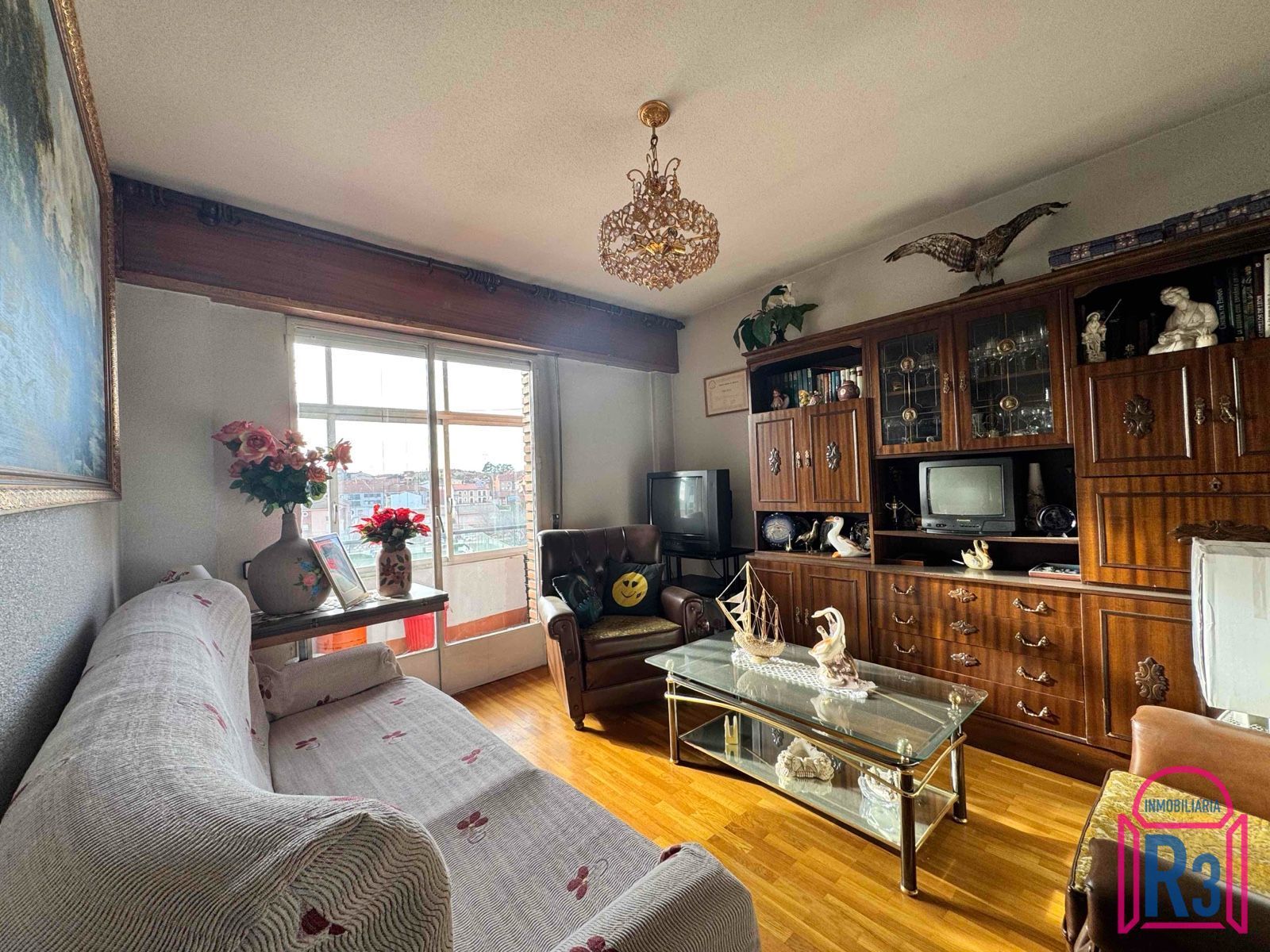 Wohnzimmer von Wohnung zum verkauf in San Andrés del Rabanedo mit Terrasse, Abstellraum und Möbliert