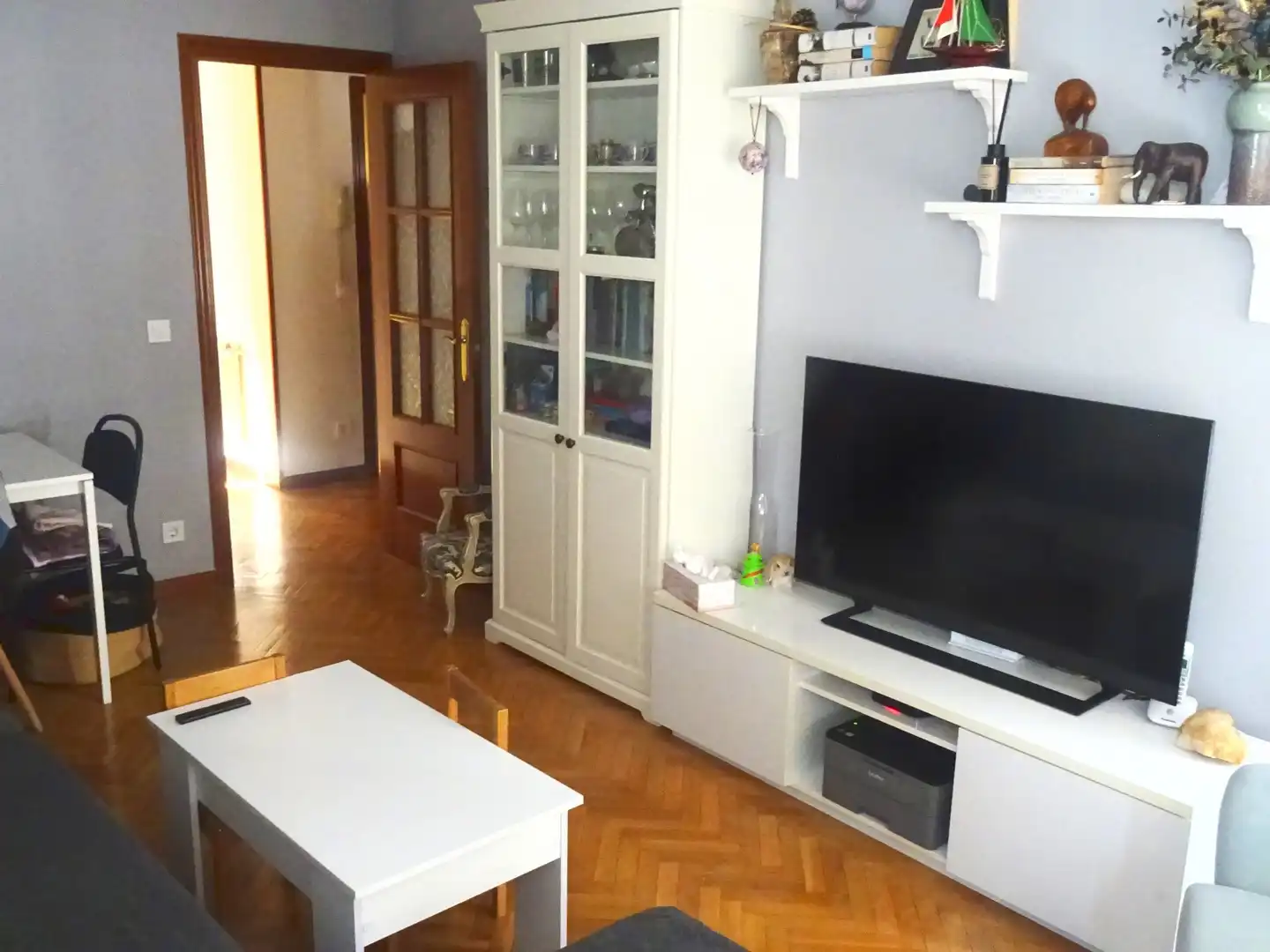 Sala d'estar de Pis en venda en Alcorcón amb Calefacció i Terrassa