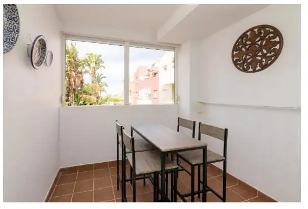 Dining room of Flat for rent in Sanlúcar de Barrameda  with Terrace, Furnished and Oven