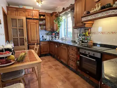 Cuina de Casa adosada en venda en Mijas amb Aire condicionat, Calefacció i Terrassa