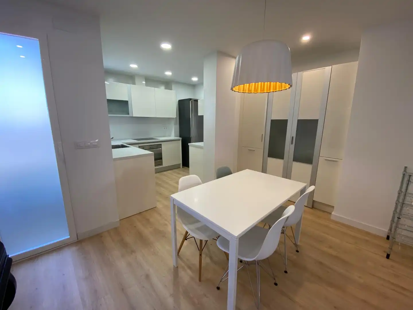 Kitchen of Flat for rent in Albacete  with Air Conditioner, Heating and Parquet flooring