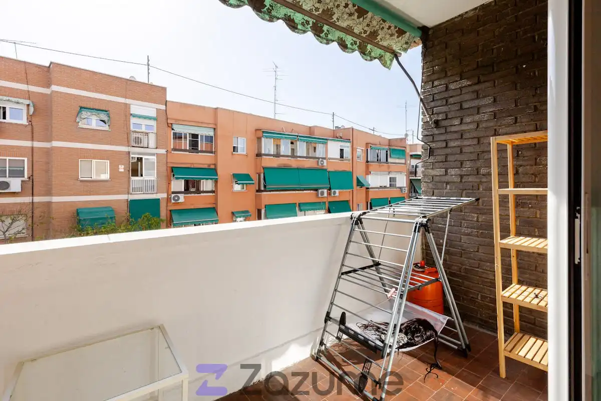 Terraza de Piso de alquiler en Alcobendas con Aire acondicionado, Calefacción y Parquet