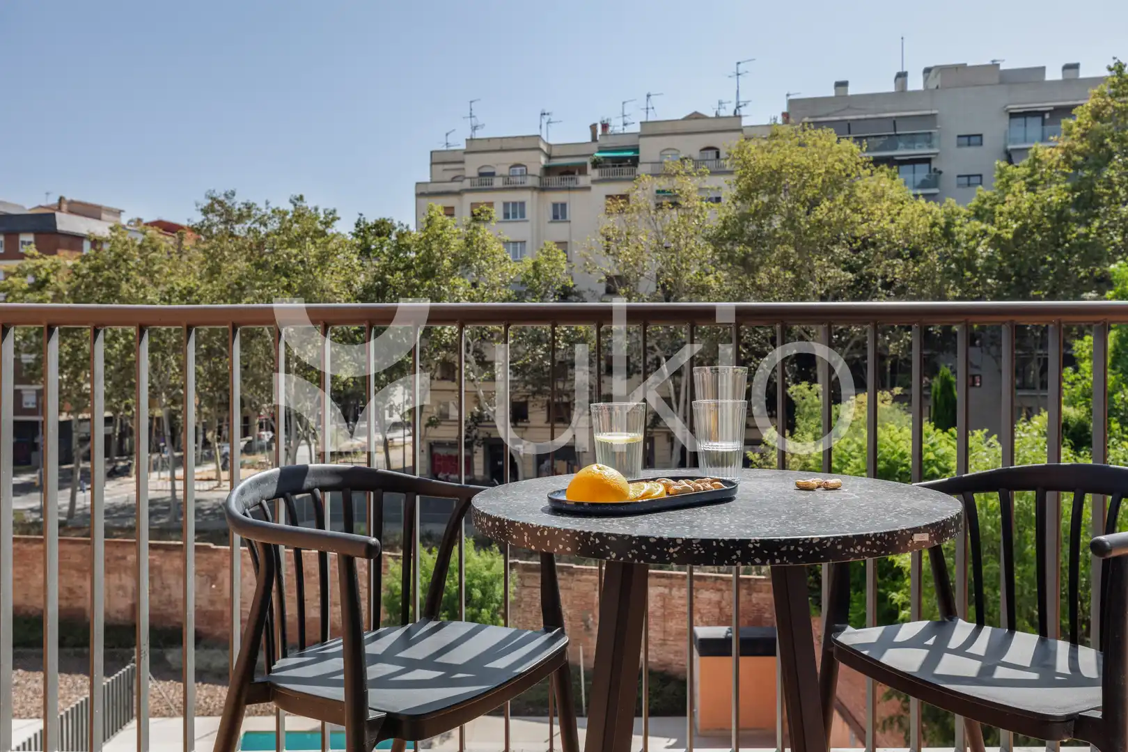 Terrace of Apartments for rent in Barcelona  with Air Conditioner, Heating and Parquet flooring